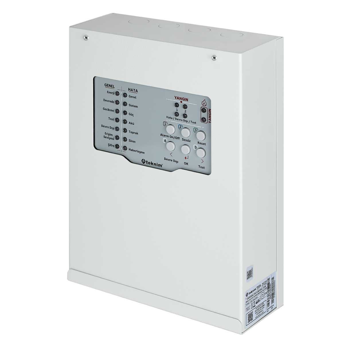 TEKNİM TFP-3122 2 BÖLGELİ KONVANSİYONEL YANGIN ALARM PANELİ