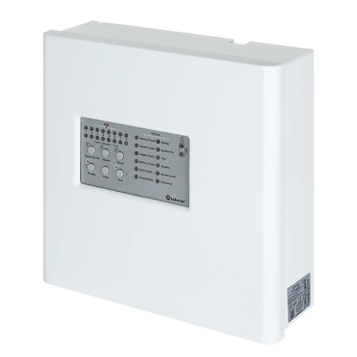 TEKNİM TFP-4408P 8 BÖLGELİ KONVANSİYONEL YANGIN ALARM PANELİ