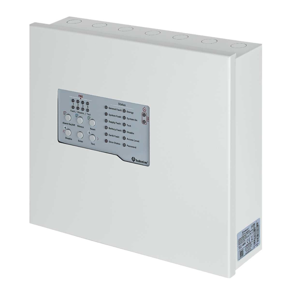 TEKNİM TFP-4404 4 BÖLGELİ KONVANSİYONEL YANGIN ALARM PANELİ