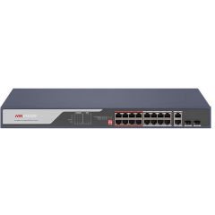 HIKVISION DS-3E0318P-E(C) 16+2+2 10/100 YÖNETİLEMEZ 225W POE SWITCH