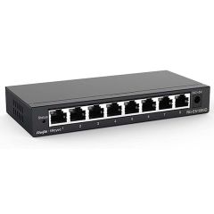 REYEE RG-ES108GD 8 PORT 10/100/1000 GİGABİT TAK ÇALIŞTIR METAL SWITCH