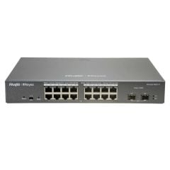 REYEE ES218GC-P 16 PORT 10/100/1000 POE 2X1G SFP 240 WATT POE YÖNETİLEBİLİR SWITCH