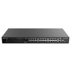 REYEE RG-ES126S-LP 24 PORT 10/100 POE 2X1G 1X1G COMBO 180 WATT POE YÖNETİLEMEZ SWITCH