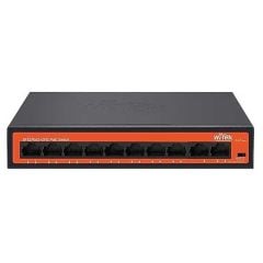WITEK WI-PS210H 8 PORT POE + 2 UPLINK 10/100 SWITCH 65W