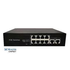ODS R-8P2U 8 PORT POE SWITCH + 2 UPLINK 10/100/1000 120 WATT