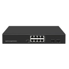 ODS 8P2S 8 PORT POE SWITCH + 2 X 1G SFP GİRİŞ 123 WATT