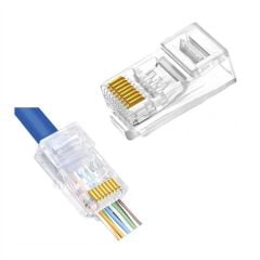 ODS UTP CAT6 EZ RJ45 KONNEKTÖR YENİ NESİL (100'LÜK)