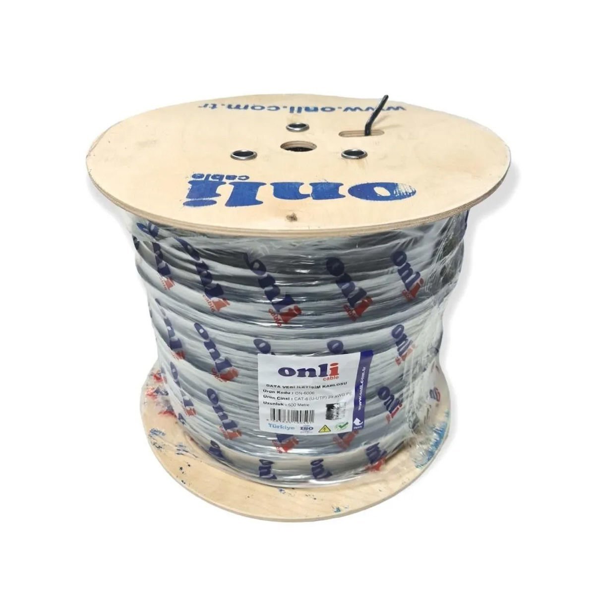 ONLİ CAT6 UTP 23 AWG DIŞ ORTAM DATA KABLOSU 500M MAKARA SİYAH