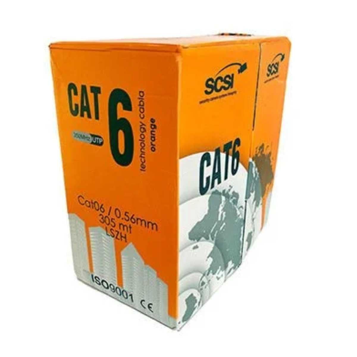 SCSI CAT6 350MHZ UTP 0.56MM LSZH DATA KABLOSU (305 MT)