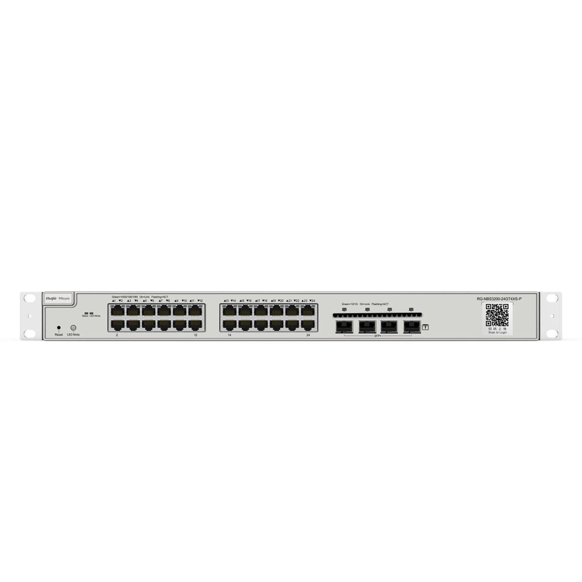 REYEE RG-NBS3200-24GT4XS-P 24 PORT GIGABIT + 4X10GB SFP UPLINK L2 YÖNETİLEBİLİR 370W POE SWITCH