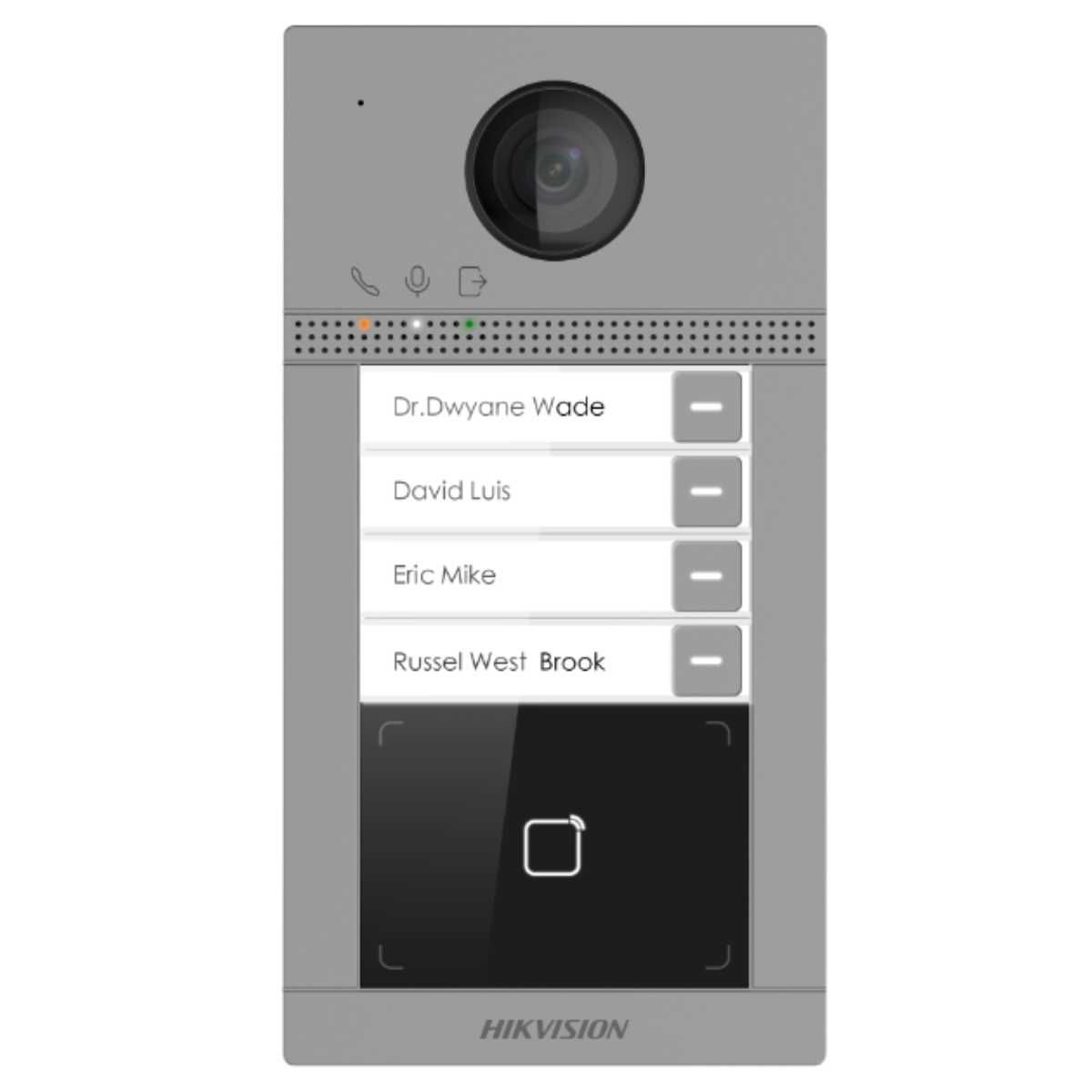 HIKVISION DS-KV8413-WME1 DÖRT BUTON KAPI ZİL İNTERCOM İSTASYONU Wİ-Fİ