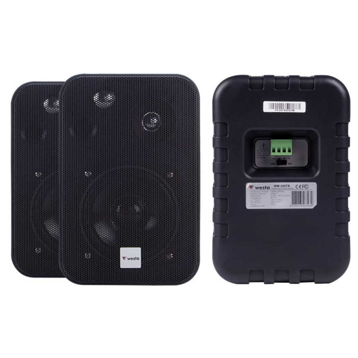 WESTA WM-305TB TRAFOLU 10 WATT DUVAR TİPİ HOPARLÖR SİYAH