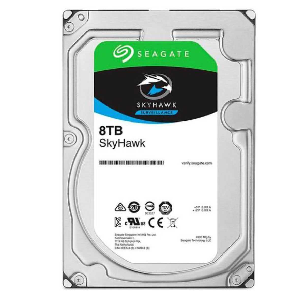 SEAGATE SKYHAWK 8 TB 7/24 GÜVENLİK DİSKİ DİSTRİBÜTÖR GARANTİLİ