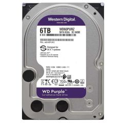 WD PURPLE 6 TB 7/24 GÜVENLİK DİSKİ DİSTRİBÜTÖR GARANTİLİ