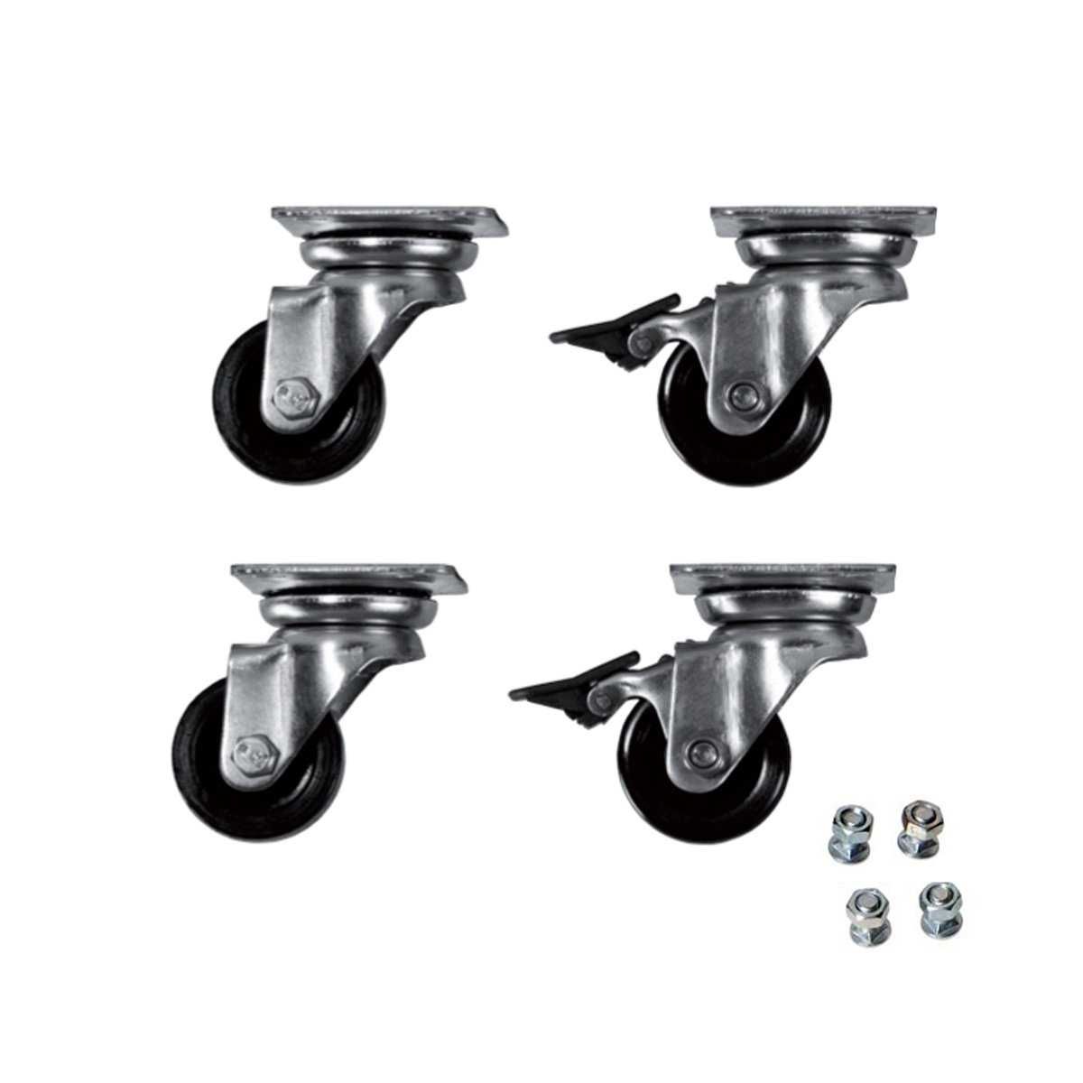 ZEYTEK DİKİLİ TİP TEKERLEK TAKIMI (1SET= 4ADET, 2AD FRENLİ, 2AD FRENSİZ)