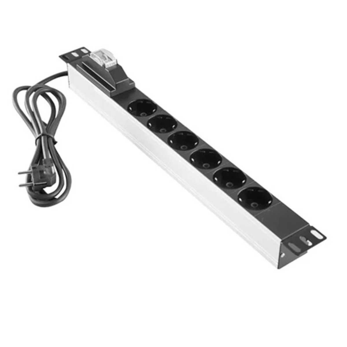 19'' 1U 6'LI GRUP PRİZ SİGORTALI
