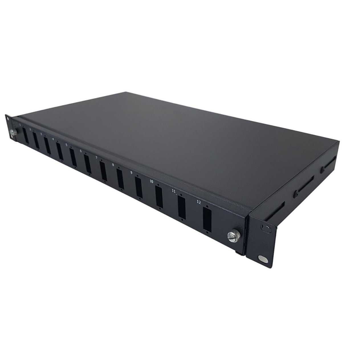 12 PORT SC DX F/O PATCH PANEL BOŞ (SİYAH)