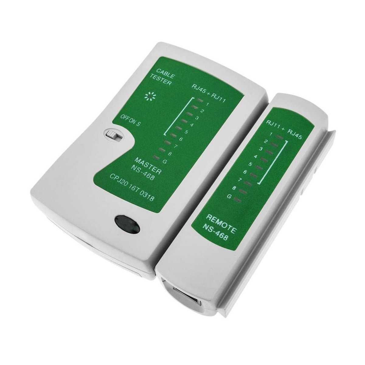 KABLO TESTER AĞ KABLO TEST CİHAZI RJ45 RJ11 UTP LAN