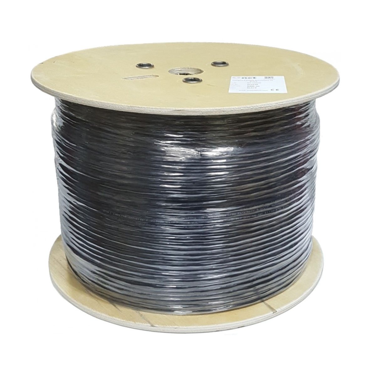 ETK CAT6 P/E 4*2*23AWG DIŞ ORTAM KABLO 500M MAKARA SİYAH