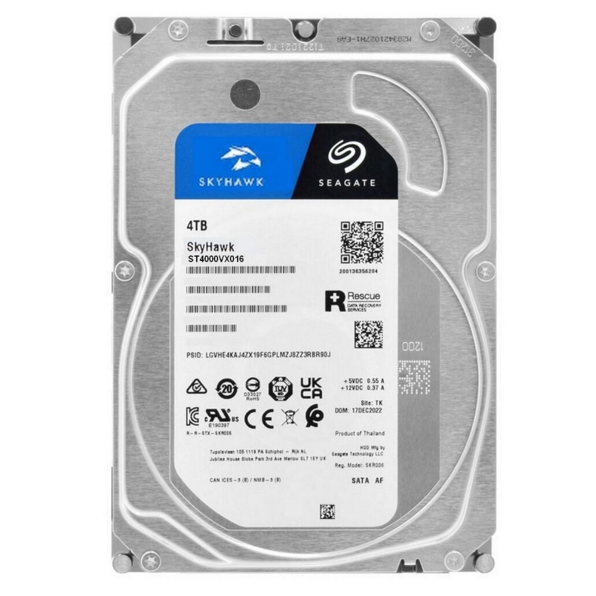 SEAGATE SKYHAWK 4 TB 7/24 GÜVENLİK DİSKİ DİSTRİBÜTÖR GARANTİLİ