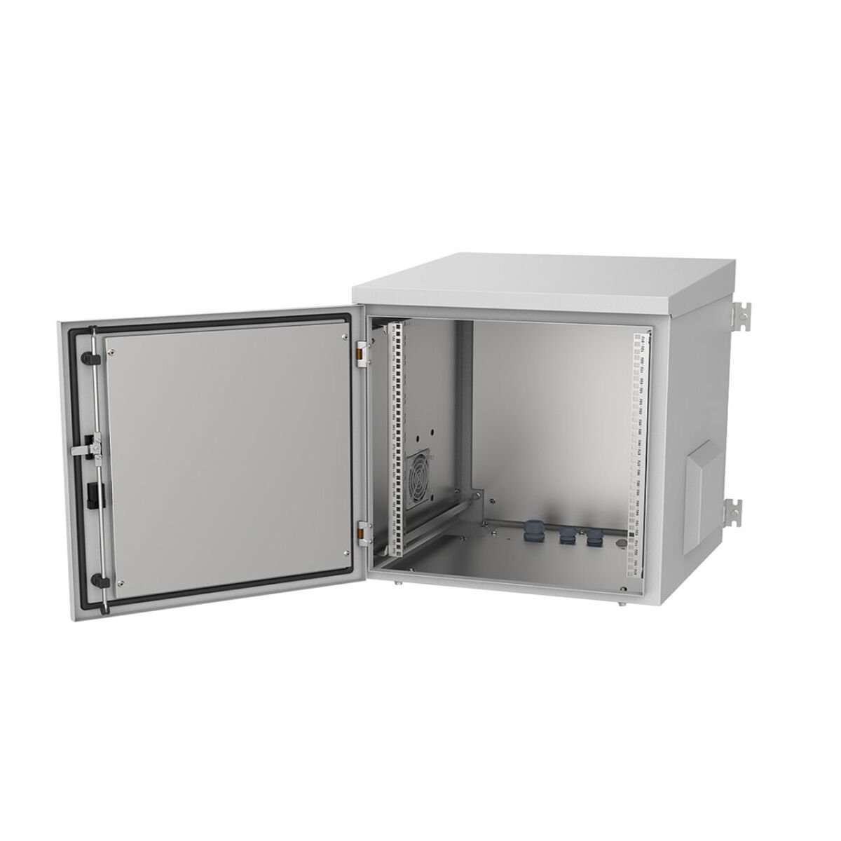 AGER 7U 600X600 MONTAJLI OUTDOOR DUVAR TIPI KABINET BEYAZ AG-OT07U6060