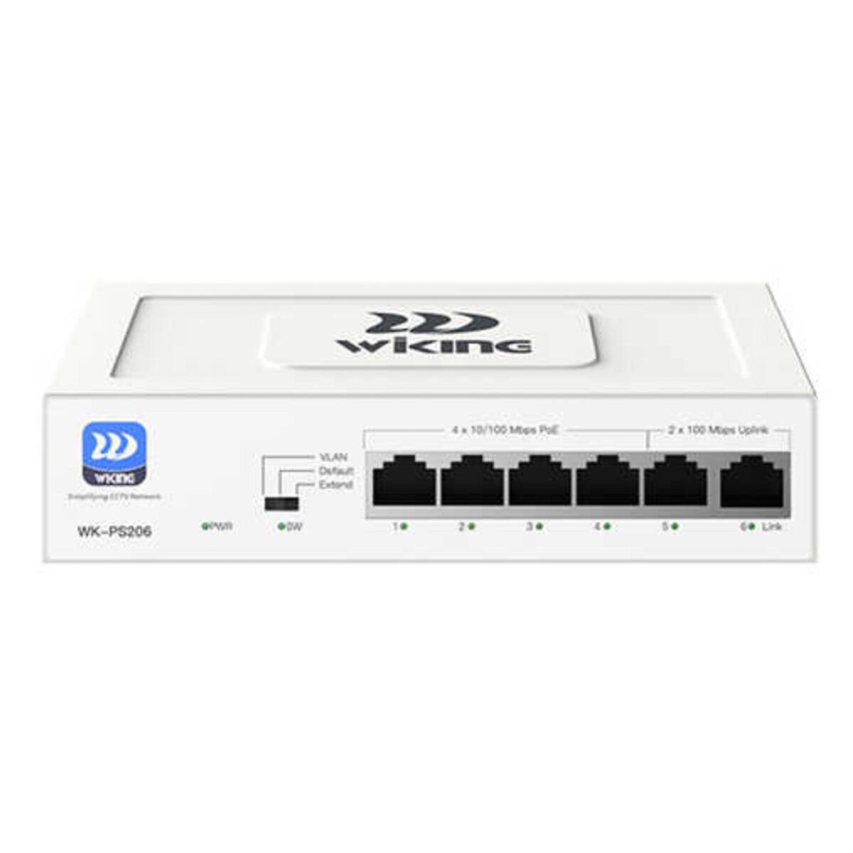 WİKİNG WK-PS206 4 PORT MEGABİT+2 PORT MEGABİT UPLİNK POE SWİTCH