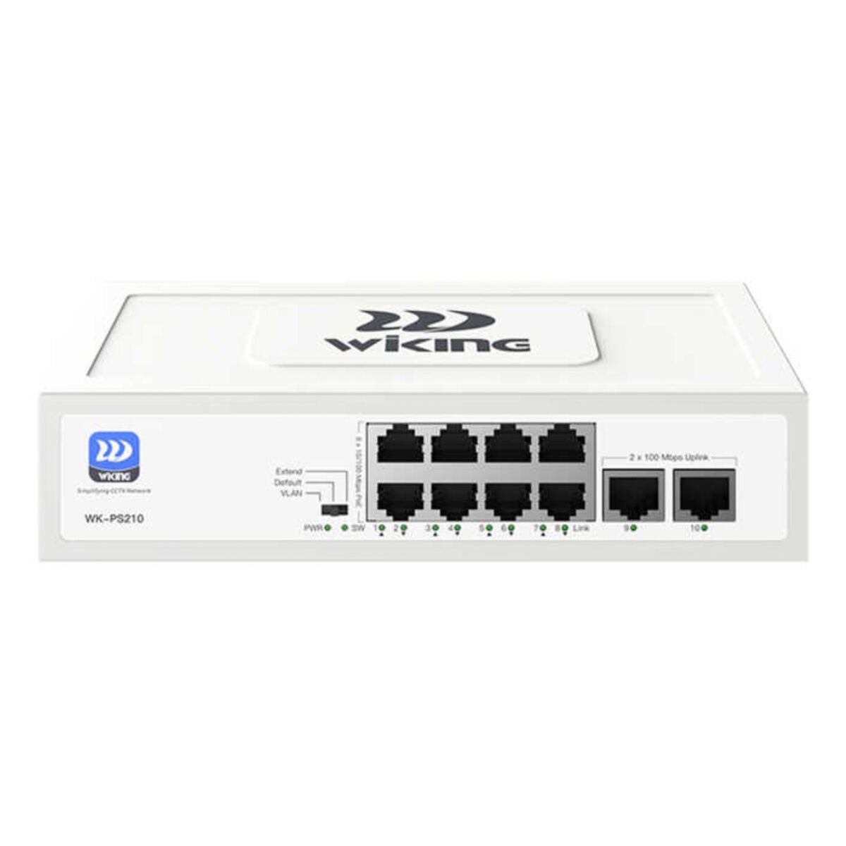 WİKİNG WK-PS210 8 PORT MEGABİT+2 PORT MEGABİT UPLİNK POE SWİTCH