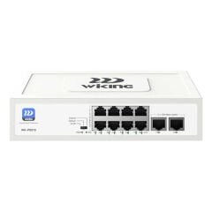 WİKİNG WK-PS210 8 PORT MEGABİT+2 PORT MEGABİT UPLİNK POE SWİTCH