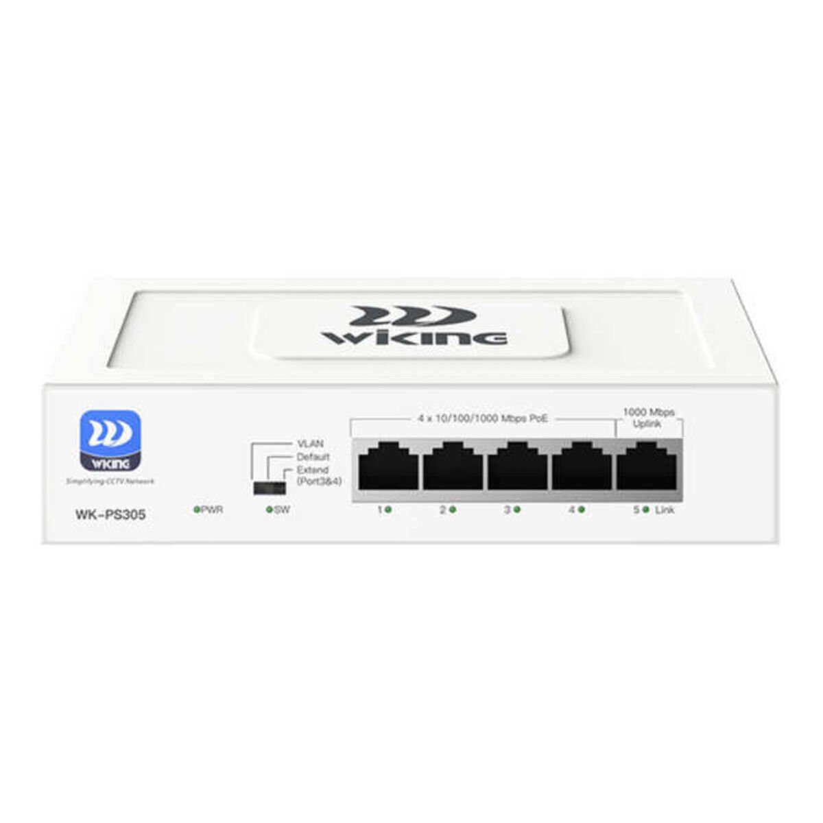 WİKİNG WK-PS305 4 PORT POE+1 PORT UPLINK FULL GIGABIT POE SWİTCH
