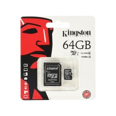 KINGSTON 64GB CLASS10 100MB/S MİCROSDXC HAFIZA KARTI