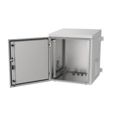 AGER 9U 600X600 MONTAJLI OUTDOOR DUVAR TIPI KABINET BEYAZ AG-OT09U6060