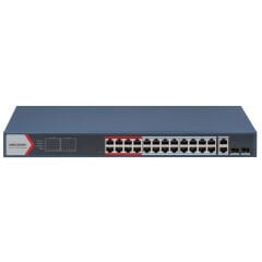 HIKVISION DS-3E1326P-EI 24 PORT 10/100 2 X GIGABIT COMBO 370 WATT SWITCH