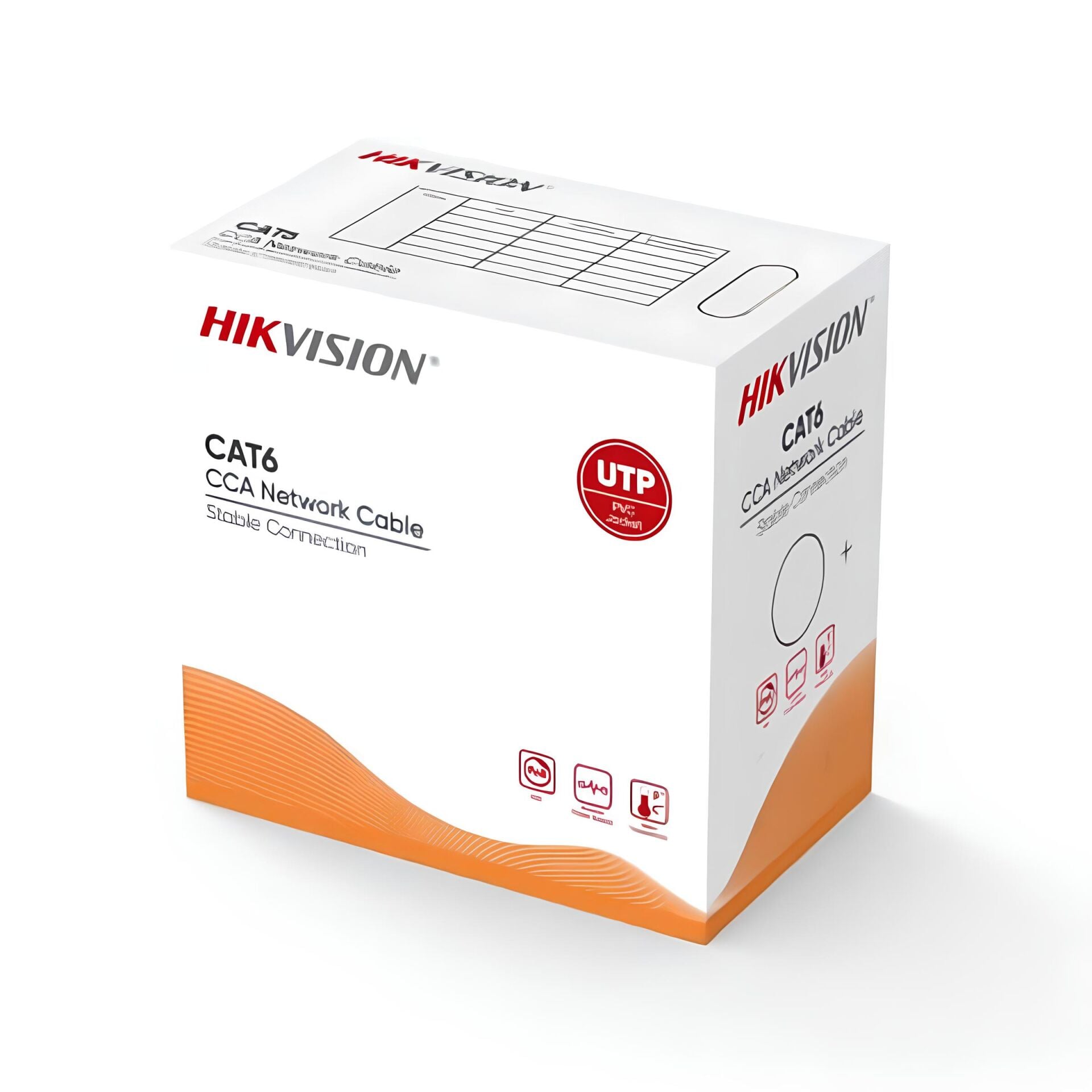HIKVISION DS-1LN6UU/CCA CAT6 UTP NETWORK KABLOSU (305 MT)