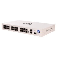 WİKİNG WK-PS227GF 24 PORT 10/100 POE +2 PORT GIGABIT + 1x1G SFP 280W SWITCH