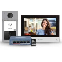 HIKVISION DS-KIS604-S AĞ-TİPİ VİDEO İNTEKOM SETİ